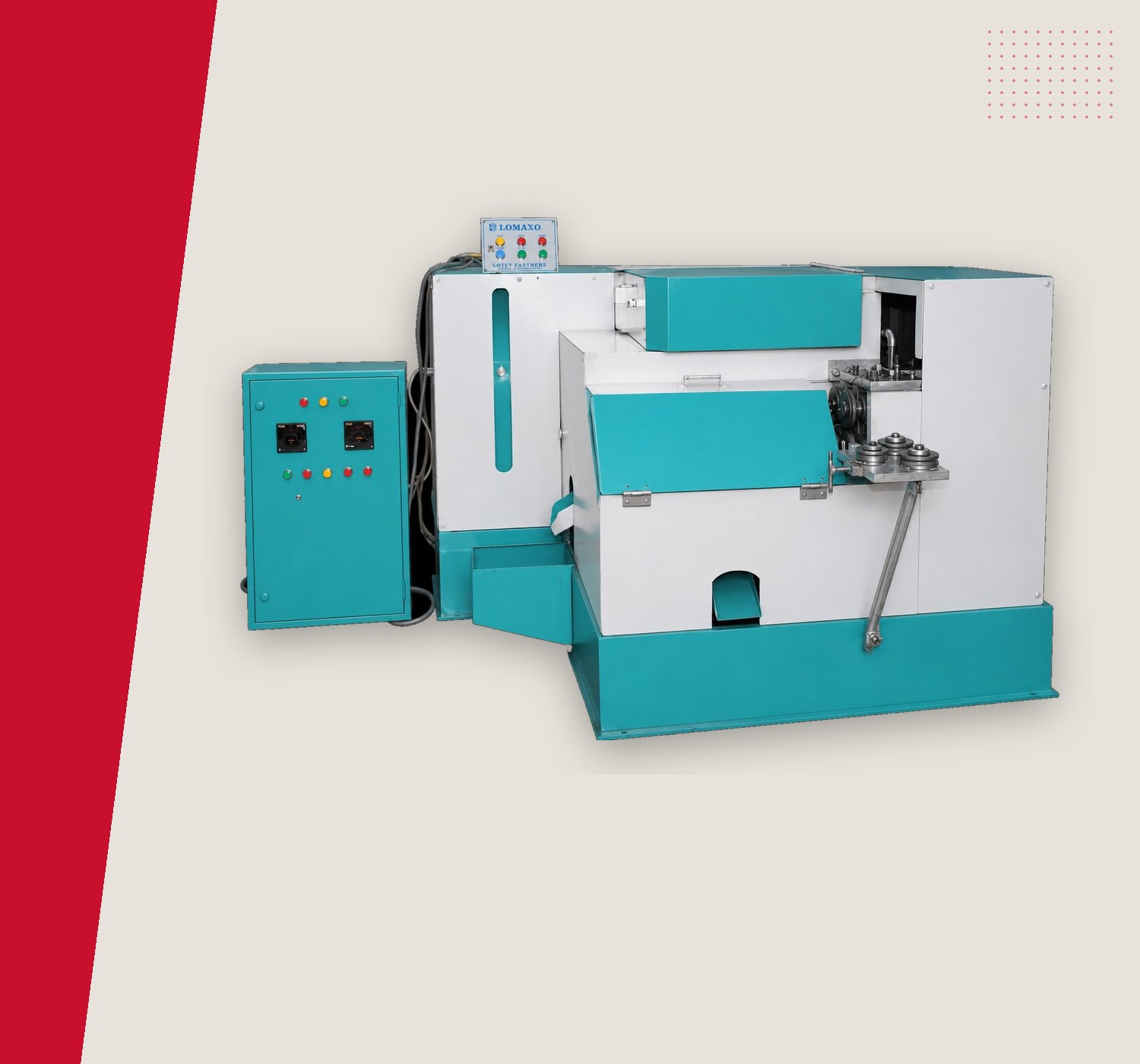 Lotey Fasteners nut former machine built in Ludhiana